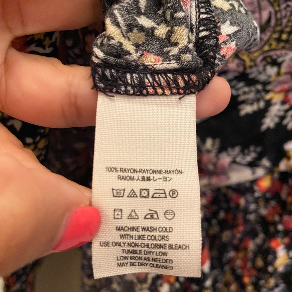Free People Wildflower Fields Henley Top - Picture 7 of 9